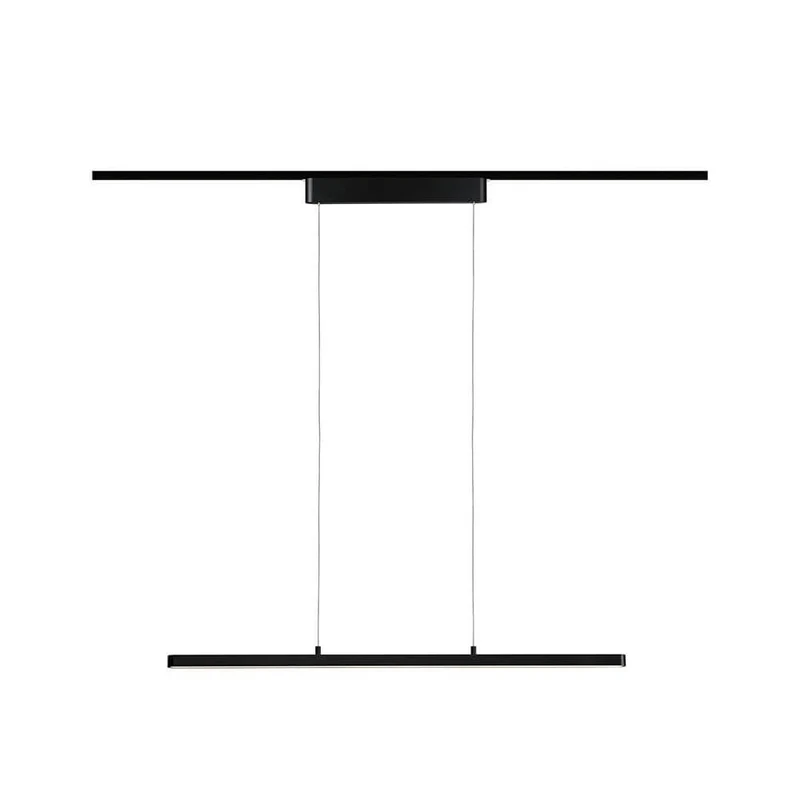U-Rail LED Pendelleuchte Lento Dimmbar Schwarz-Matt