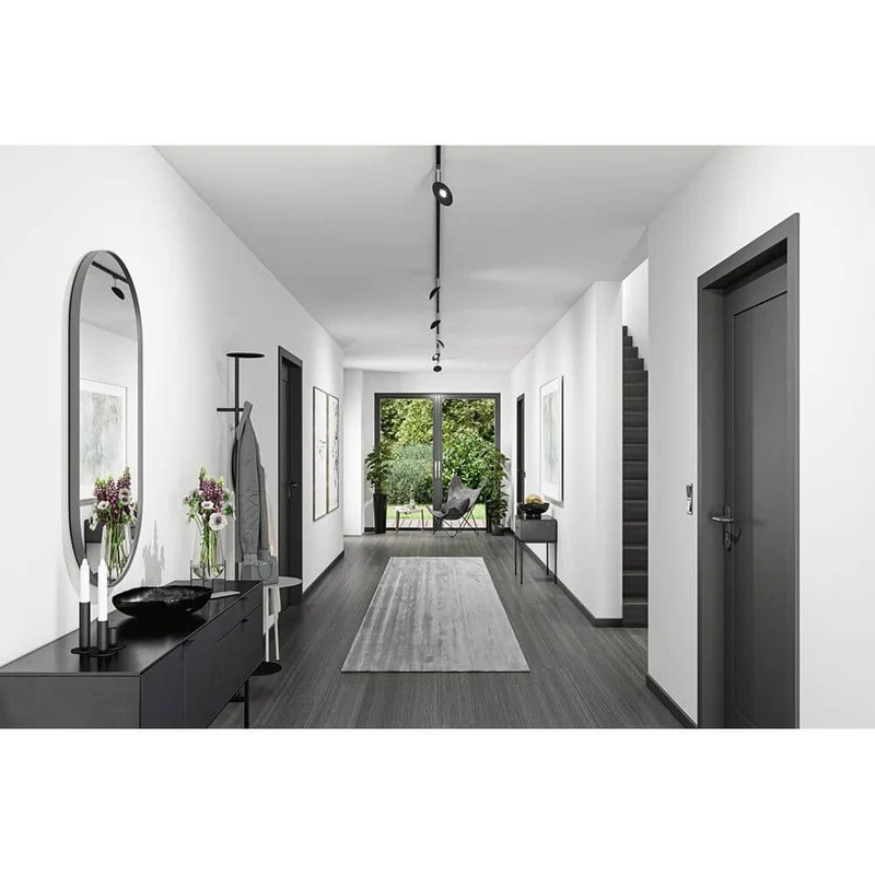 U-Rail LED Schienenspot Sphere Einzelspot Dimmbar Schwarz-Matt