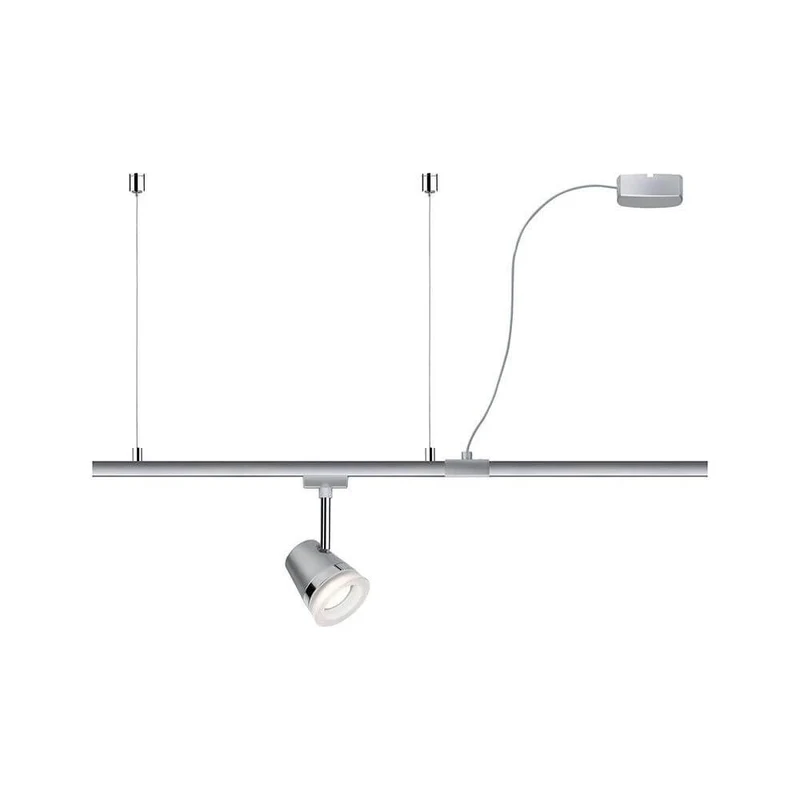 U-Rail Einspeisung 2m Kabel Chrom-Matt