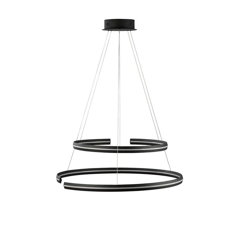 Torrente LED Hängelampe 3422lm Schwarz