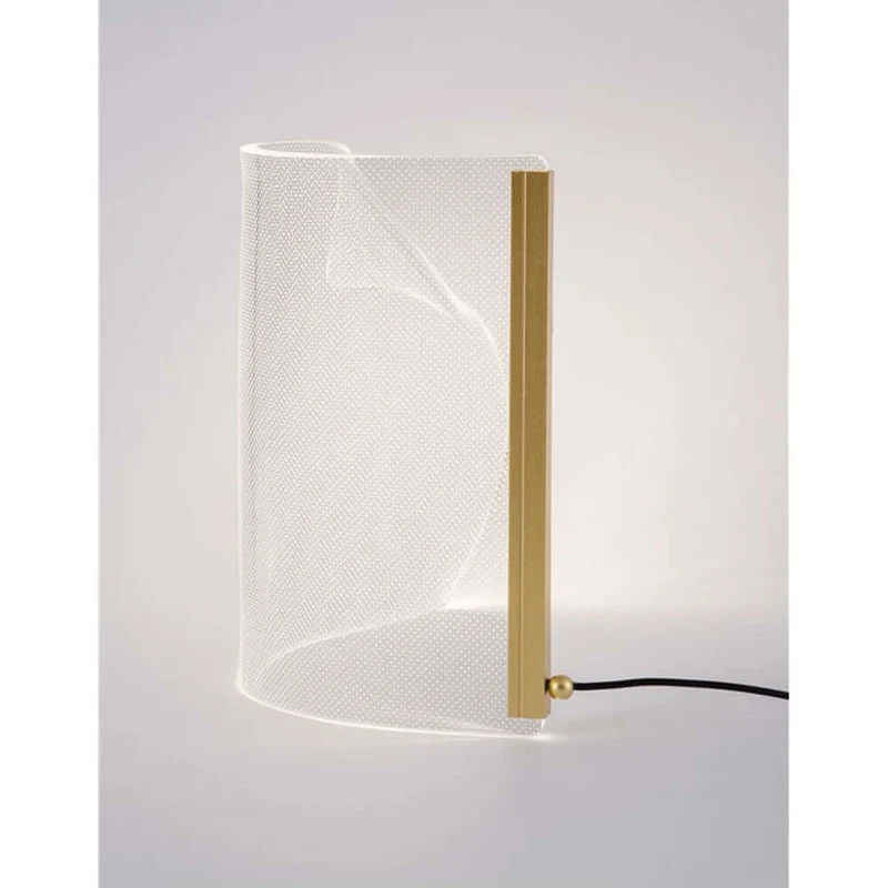 Siderno LED Acryl Tischlampe Klar
