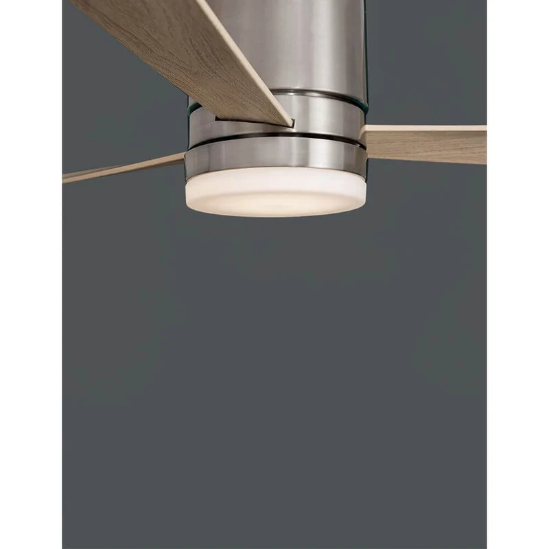 Satin LED Ventilator Gebürsteter Nickel