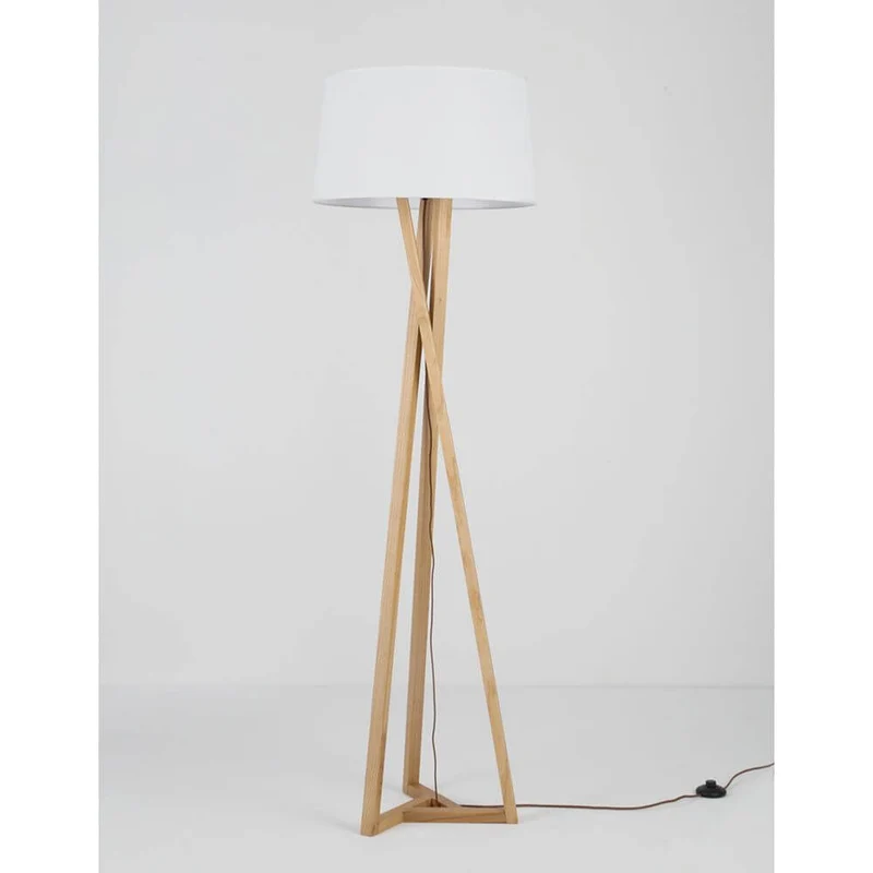 Salino Stehlampe Naturholz