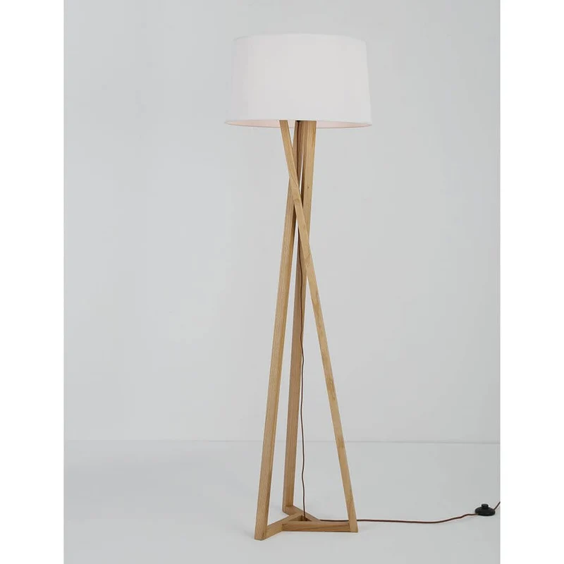 Salino Stehlampe Naturholz