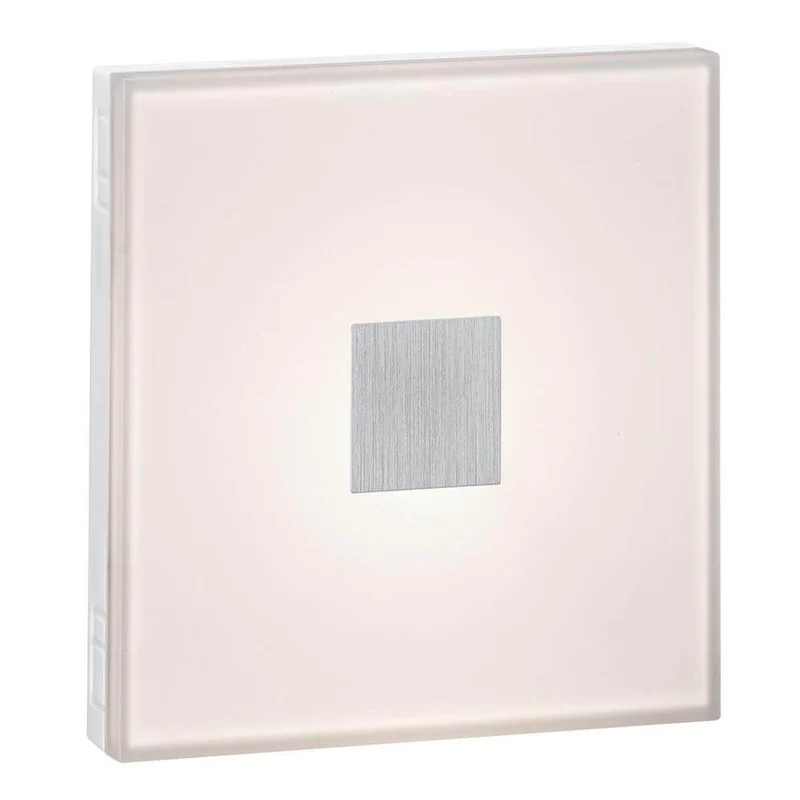 LumiTiles LED Fliesen Square 2er-Set Metall Weiß