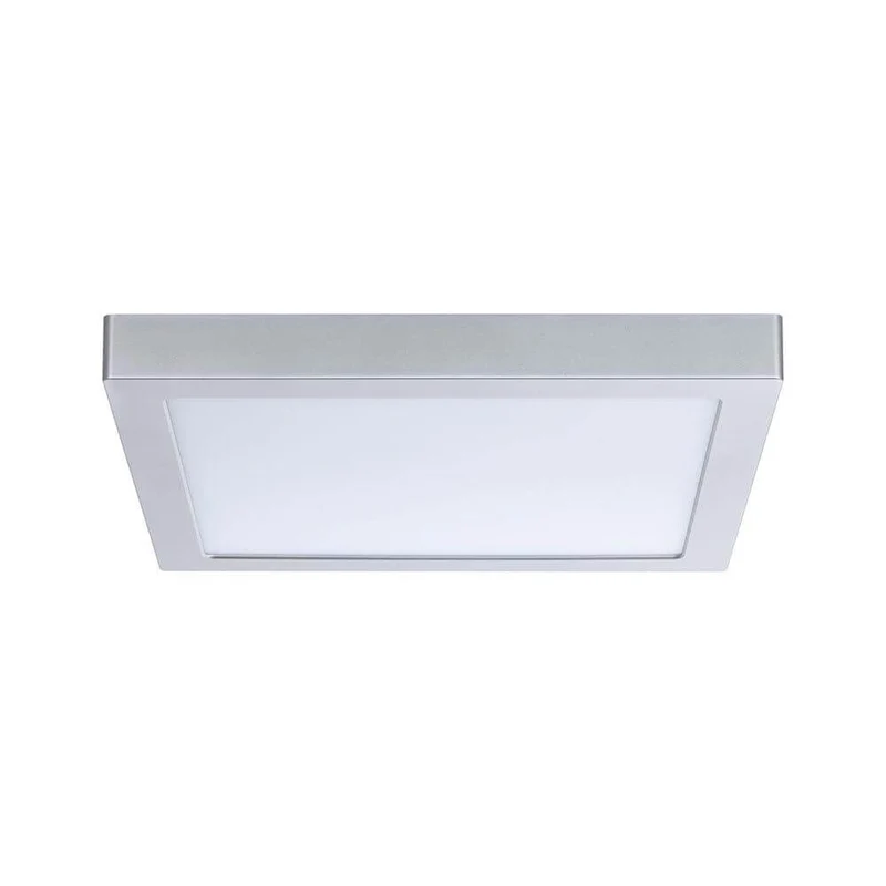 LED Panel Abia Eckig Satiniert, Chrom