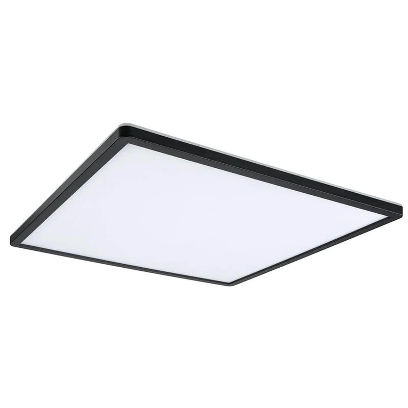 LED Panel Atria Shine Eckig Schwarz mit Stufen-Dimmer