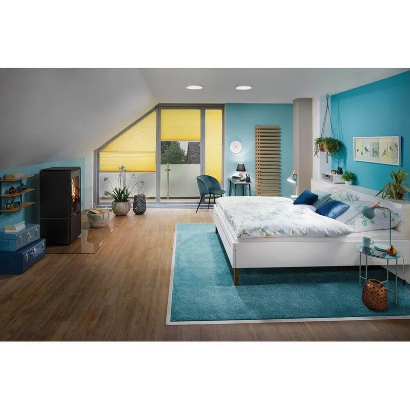 LED Abia Panel Rund Chrom-Matt
