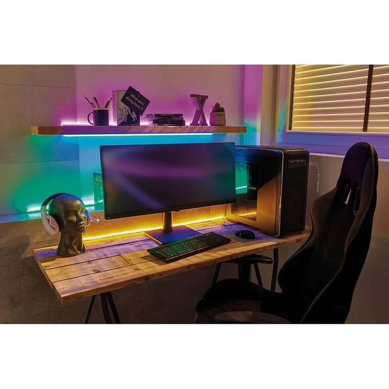 USB-LED Strip Neon Colorflex Blau 1m
