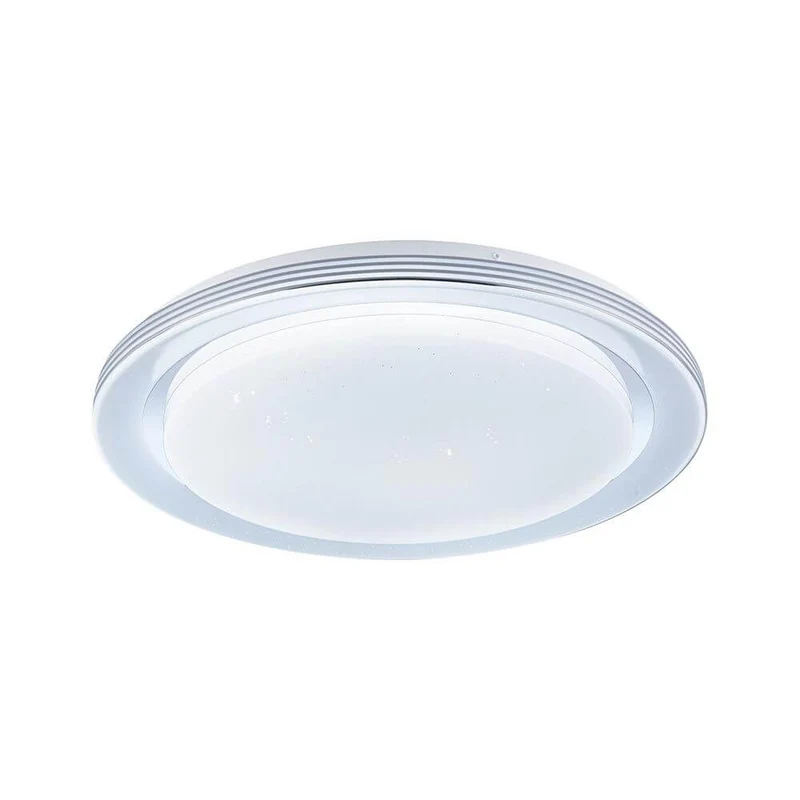 LED Deckenleuchte Rainbow CCT Dimmbar Chrom, Weiß