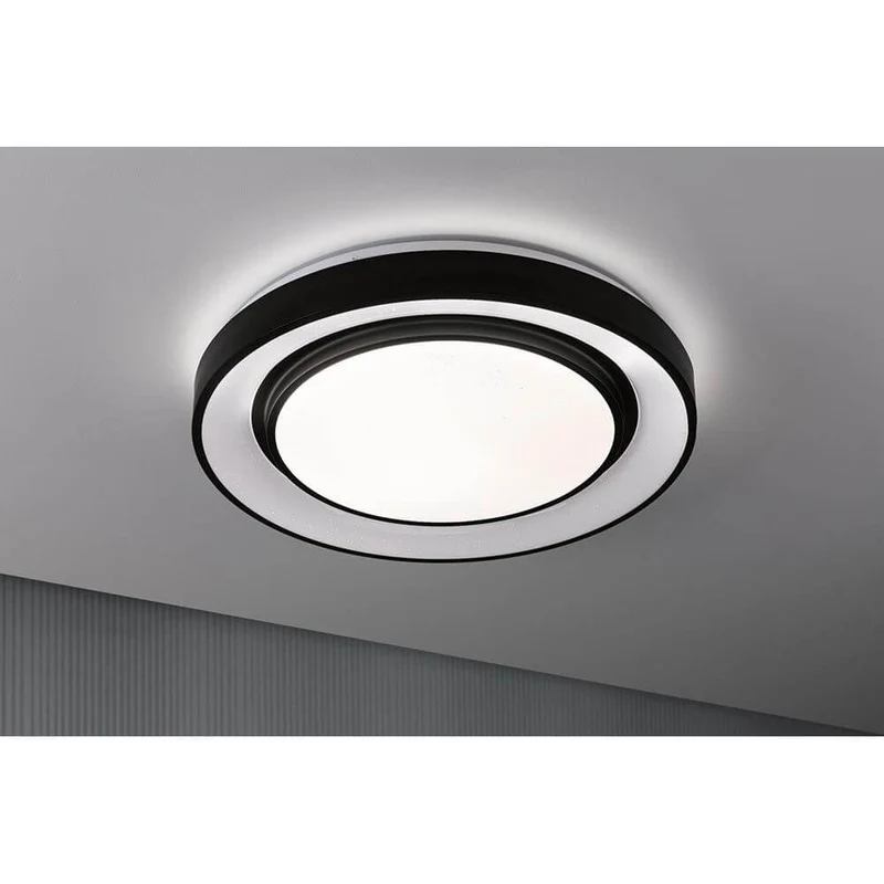 LED Deckenleuchte Rainbow RGB Schwarz Ø 47,5cm