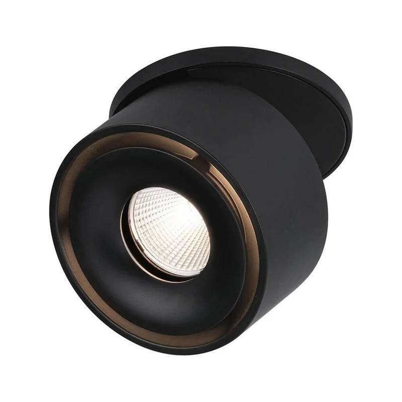 LED Einbauleuchte Spircle Schwarz-Matt