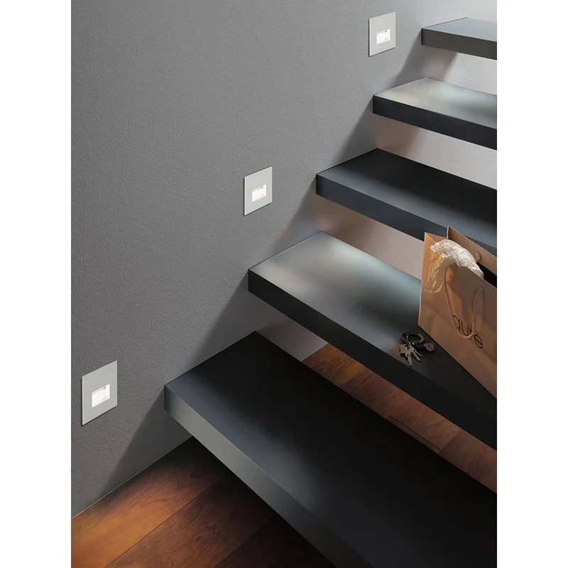 LED Wandeinbauleuchte Edge Quadro Weiß-Matt