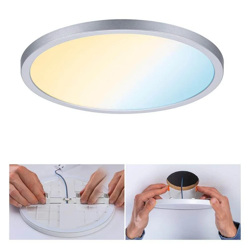 VariFit Areo LED Einbaupanel Smart Home Zigbee Chrom-Matt