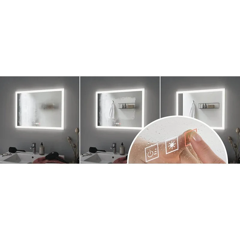 HomeSpa LED Leuchtspiegel Mirra Heiz-Funktion & CCT-Dimmbar