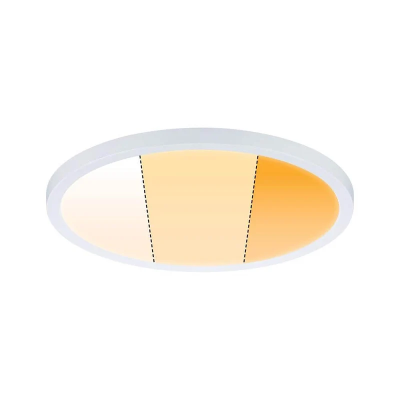 VariFit LED Einbaupanel Areo Dim-to-Warm Ø 23cm Weiß-Matt