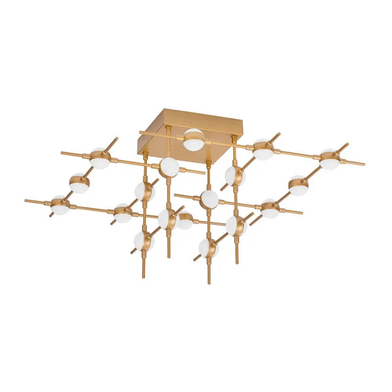 Atomo LED Metall Deckenbeleuchtung Gold