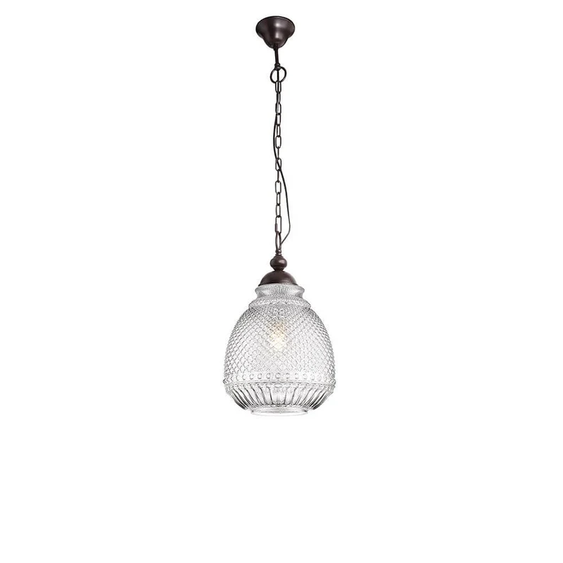 Toulon Glas-Pendellampe Metall