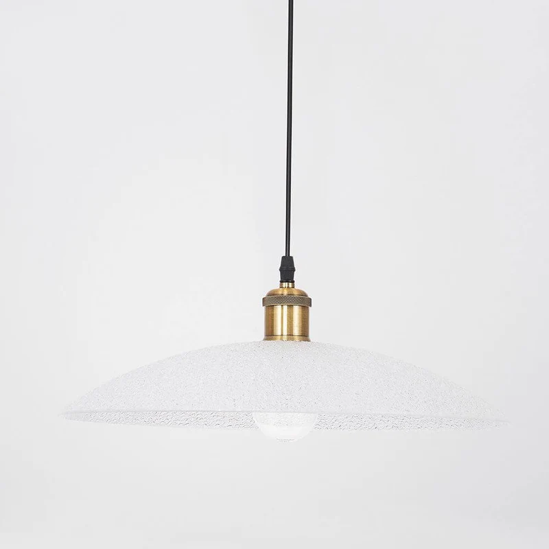 Sangro Glas Hängelampe Weiß, Gold