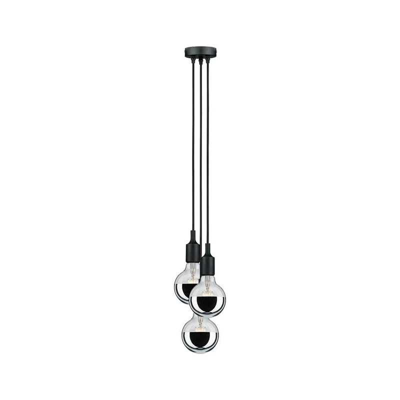 E27 4,8W LED Globe 2700K Kopfspiegel Silber