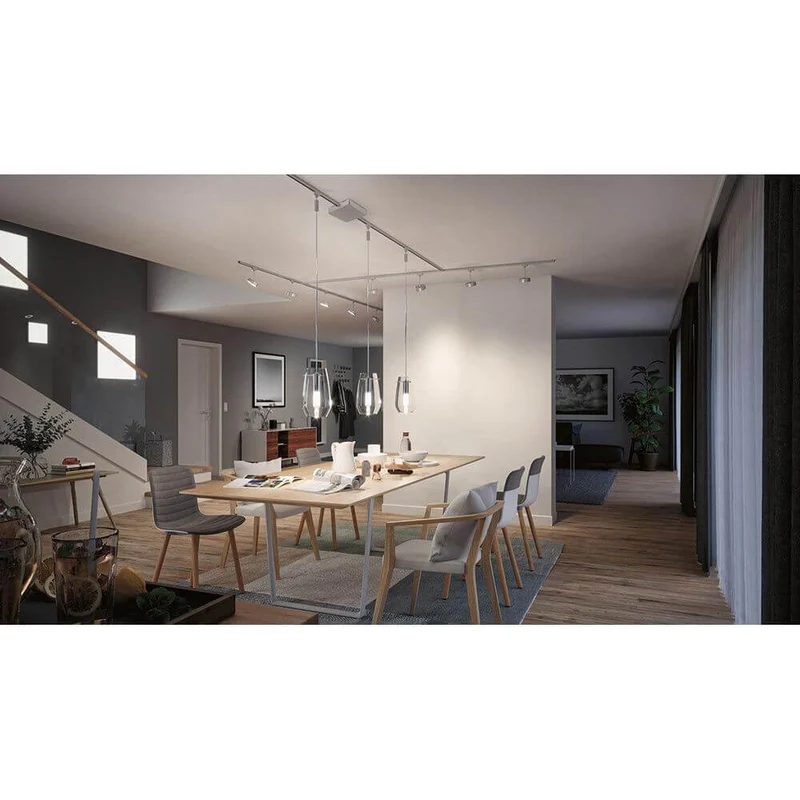 U-Rail Einspeisung Smart Home Zigbee Chrom-Matt