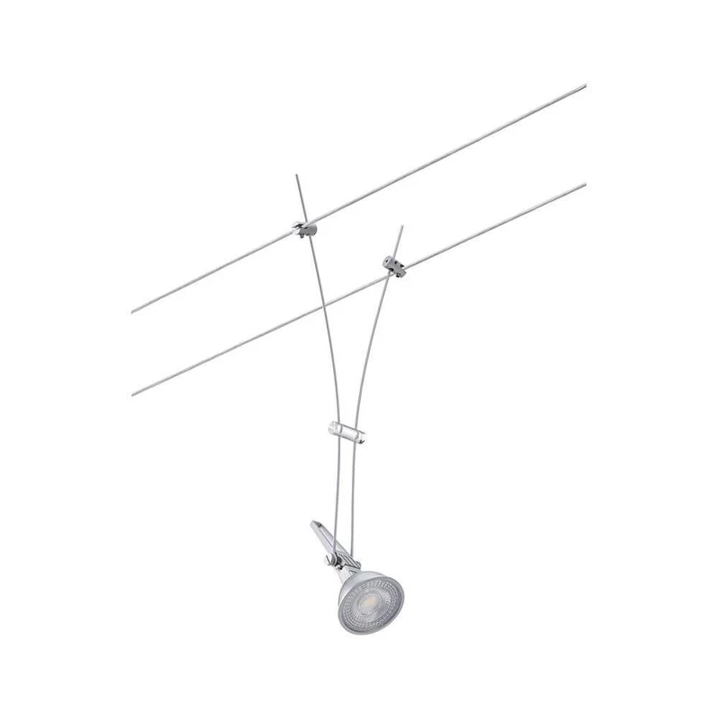 CorDuo Seilsystem Comet Einzelspot Chrom-Matt