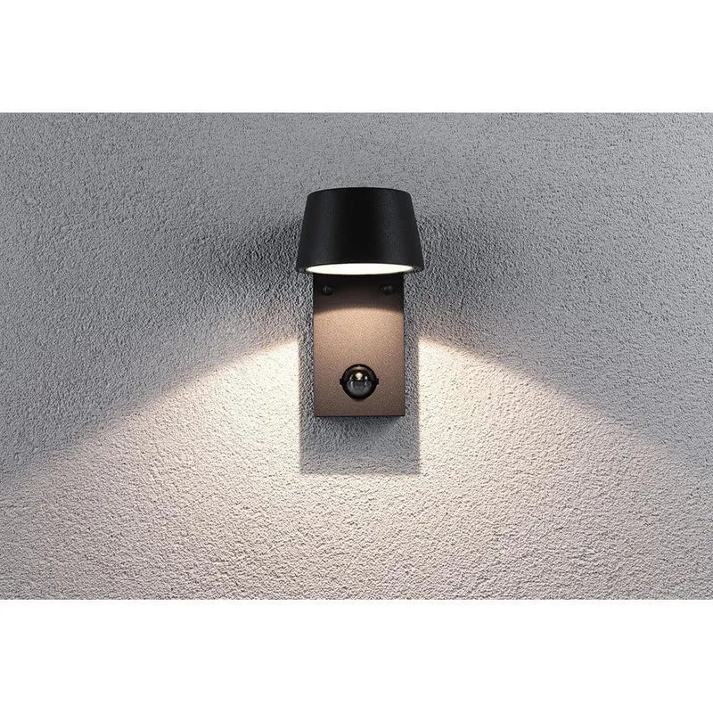 LED Außen Wandleuchte Capea Anthrazit mit Bewegungssensor