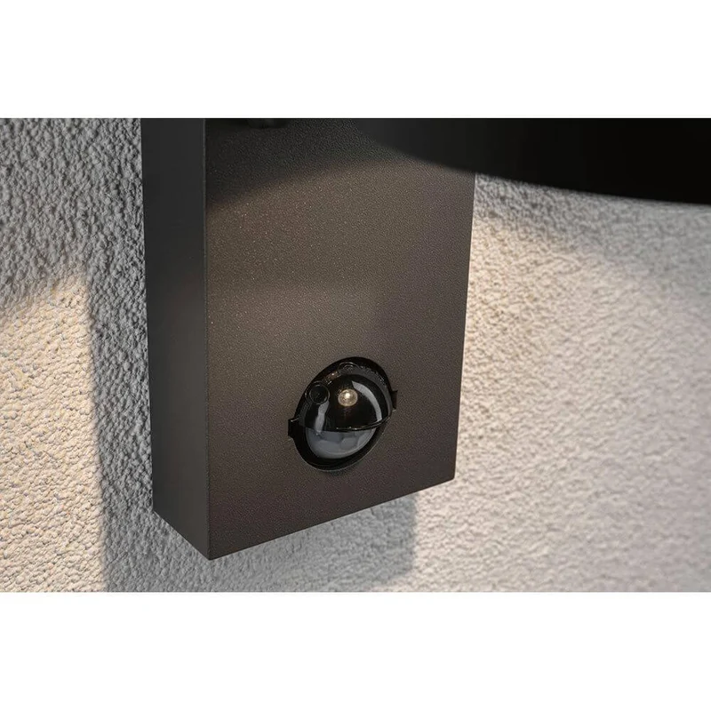 LED Außen Wandleuchte Capea Anthrazit mit Bewegungssensor