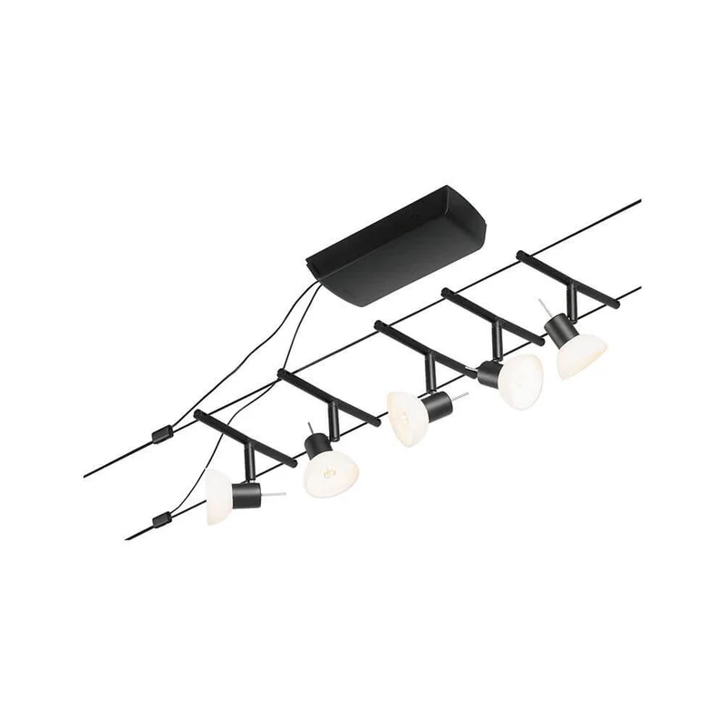CorDuo Seilsystem Sheela 5-Spot Basis-Set Schwarz, Chrom