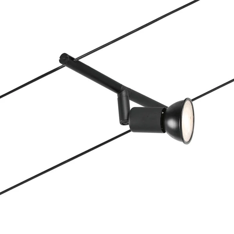CorDuo Seilsystem Salt Basis-Set Schwarz-Matt, Chrom