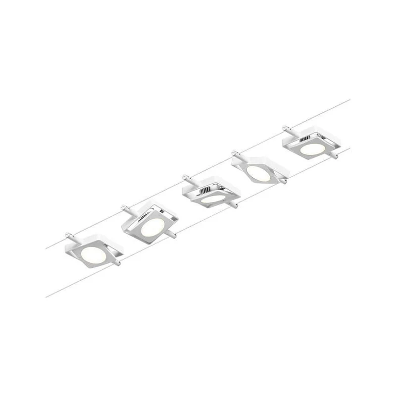CorDuo LED Seilsystem Mac Basis-Set Weiß, Chrom