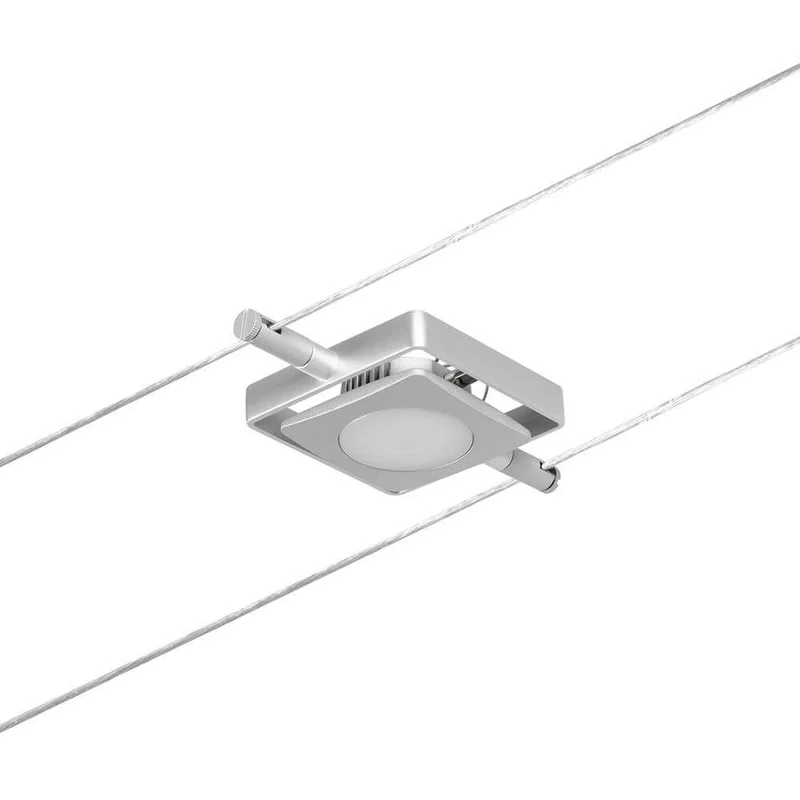 CorDuo LED Seilsystem Mac Einzelspot Chrom-Matt