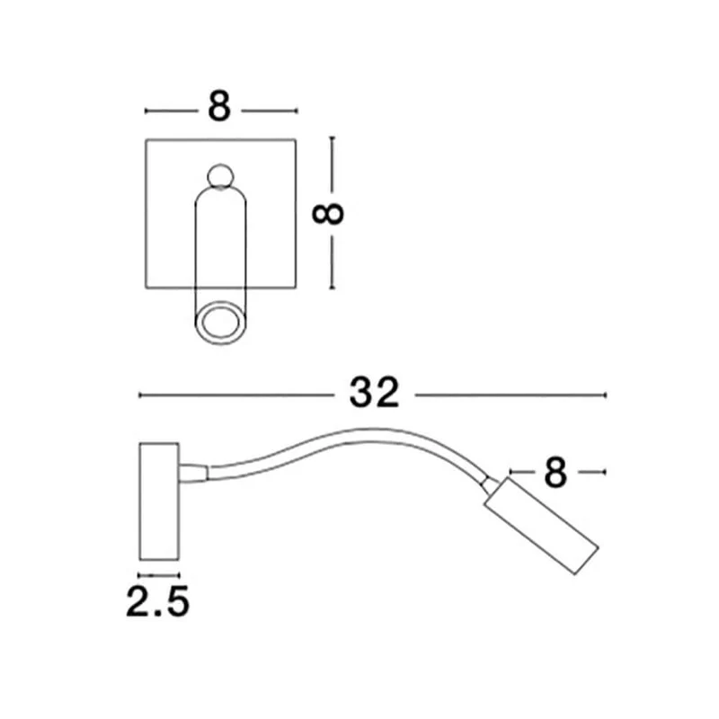 Madison Verstellbare LED Wandlampe