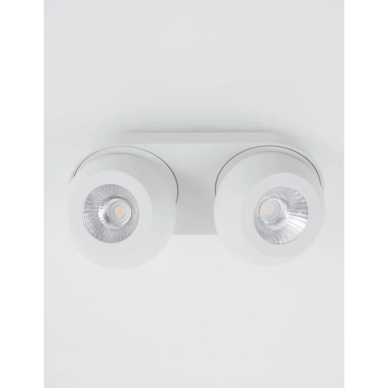 Gon LED Deckenspot 2-flammig Metall