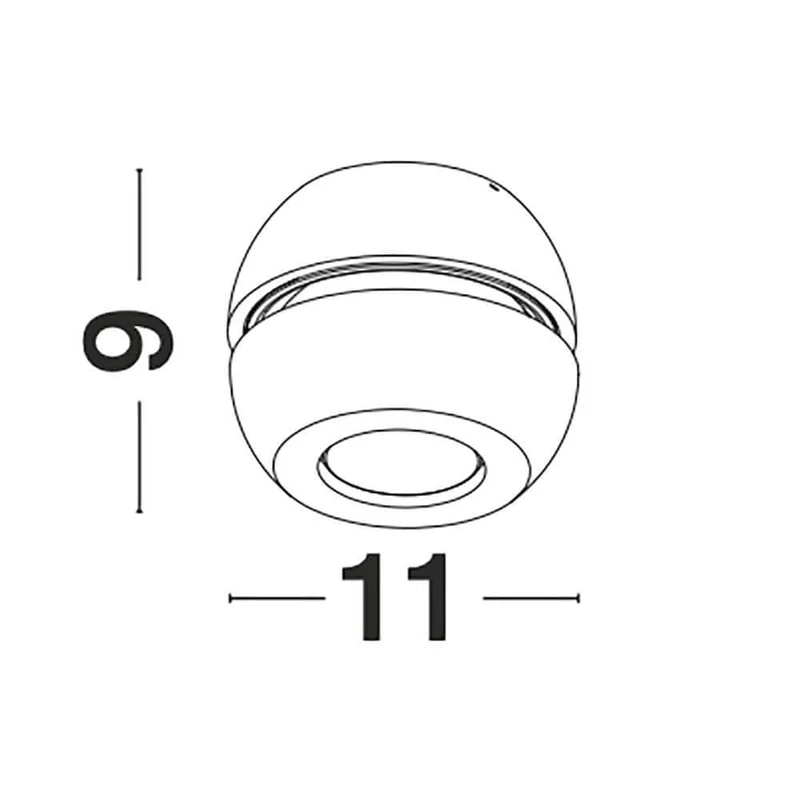 Gon LED Spot Ø 11cm Verstellbar