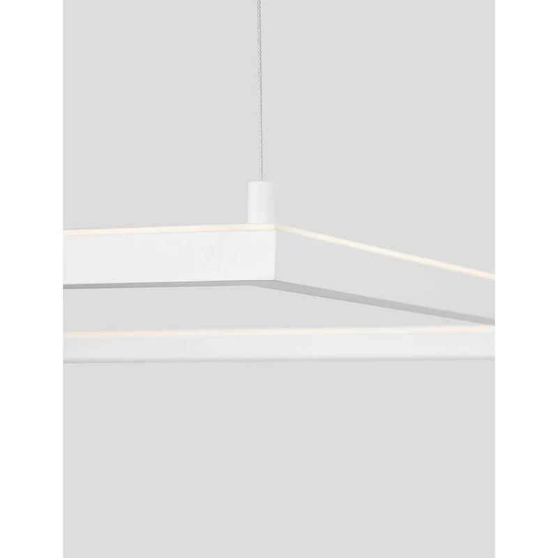 Eterna LED Hängelampe Quadratisch Weiß