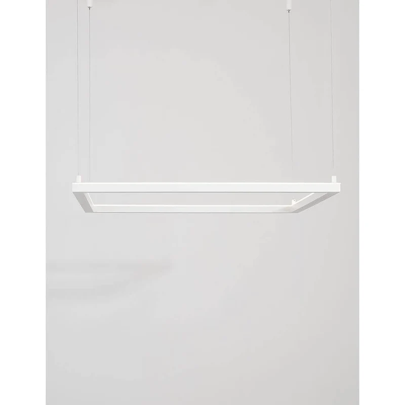 Eterna LED Hängelampe Quadratisch Weiß
