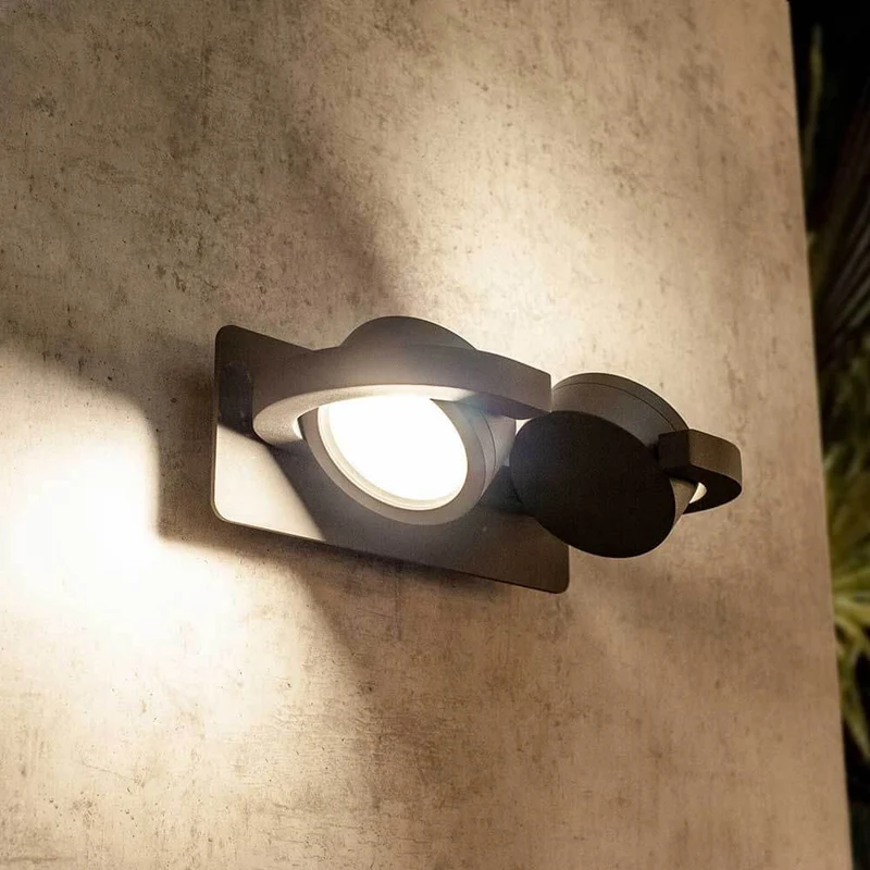 Iguazu Doppel-Außenwandlampe IP54