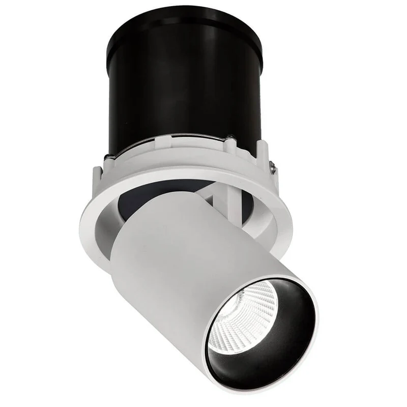 Garda LED-Einbauleuchte 7 Watt Einziehbar Weiß,Schwarz