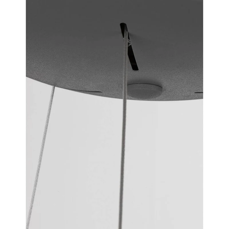 Albi LED Metall Hängeleuchte Grau