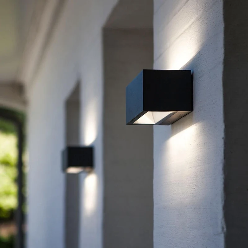 LED-Außenwandleuchte Gemini Anthrazit 22cm