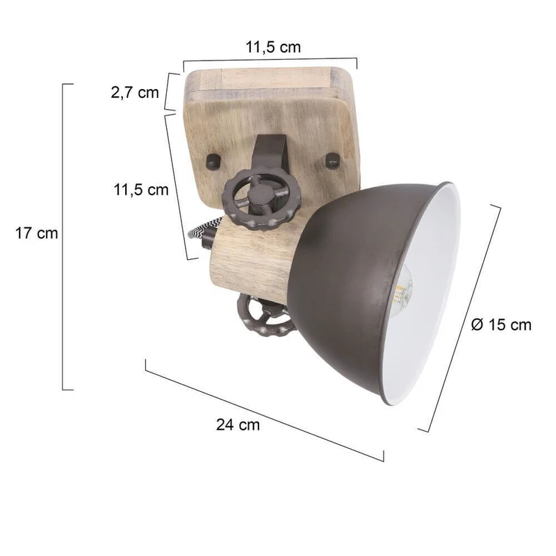 Industrie-Deckenleuchte Gearwood