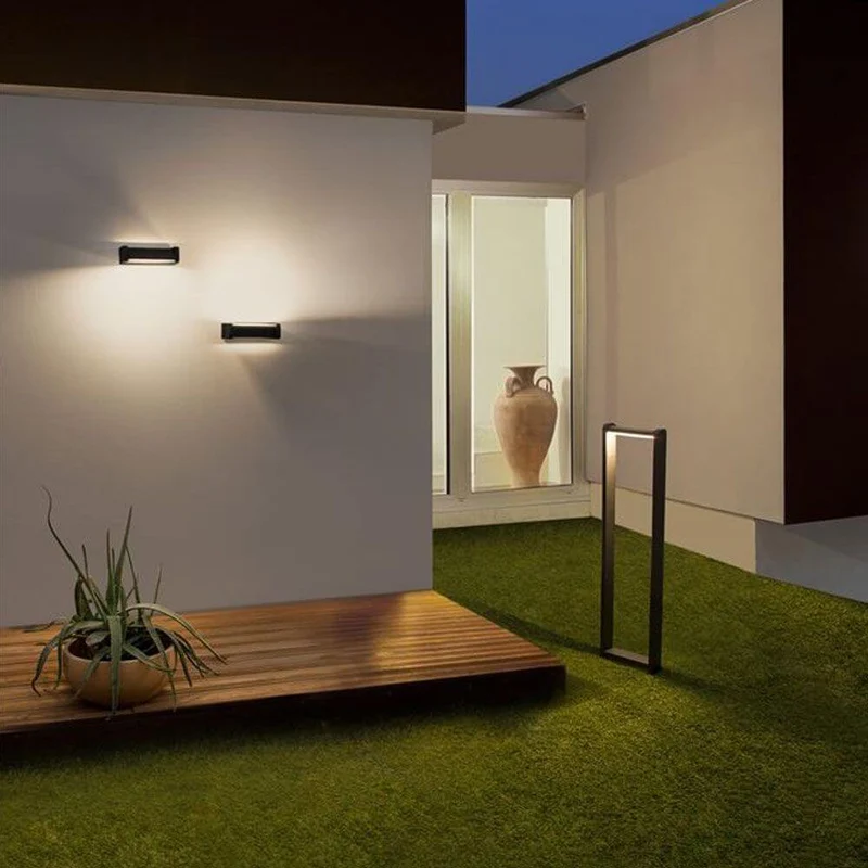 Volver LED-Wandleuchte drehbar Schwarz IP54