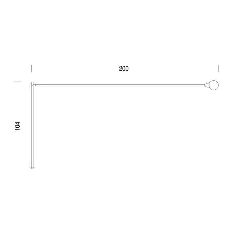 Nemo Potence Pivotante Wandlampe 200cm