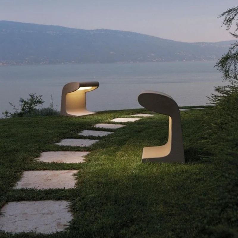 Nemo Borne Béton Grande Outdoor LED Stehlampe IP44
