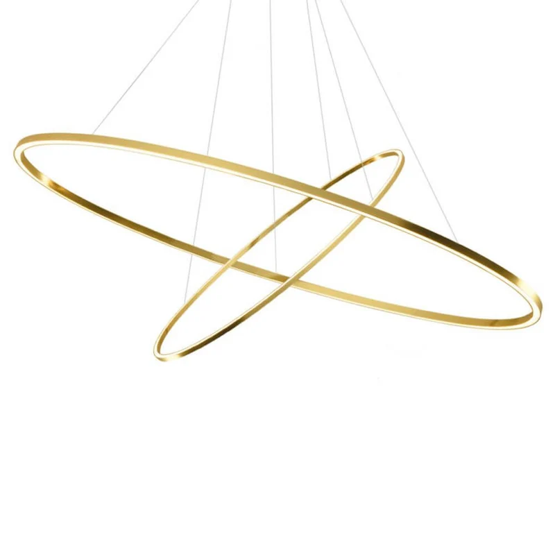Nemo Ellisse Double Mega LED Hängeleuchte 186x95cm