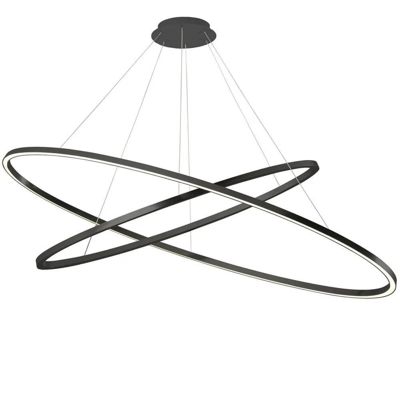 Nemo Ellisse Double Mega LED Hängeleuchte 186x95cm