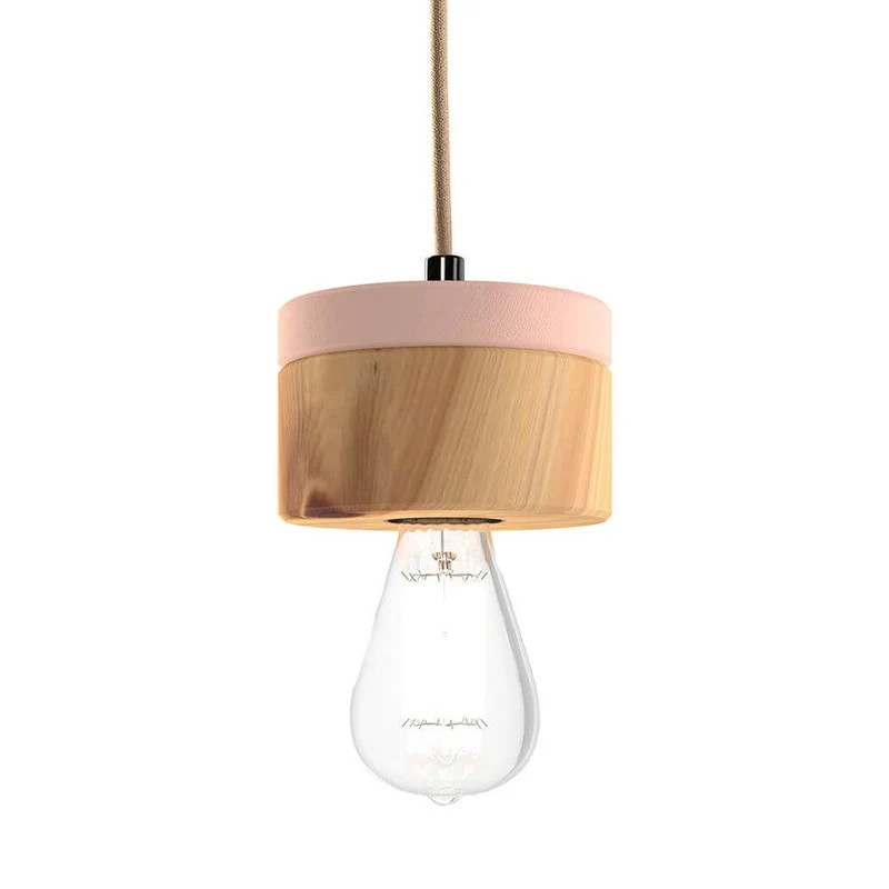 Holz Hängelampe Ø 11cm in 3 Holzarten