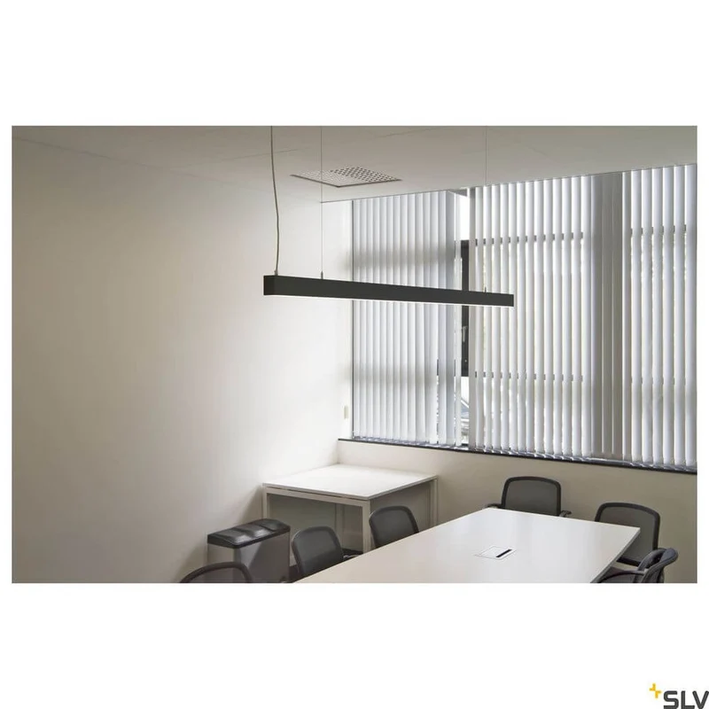 Glenos 2m Pendellampe Schwarz 4000K
