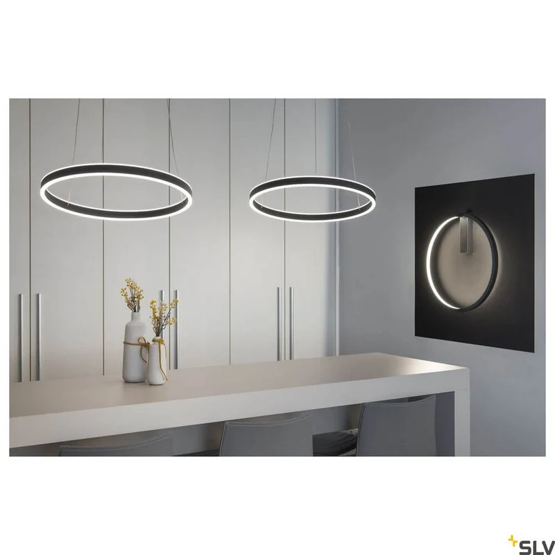 One 60 Wandlampe Dali 3000/4000K Schwarz